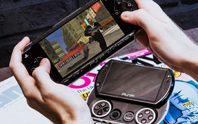 Jogando PSP